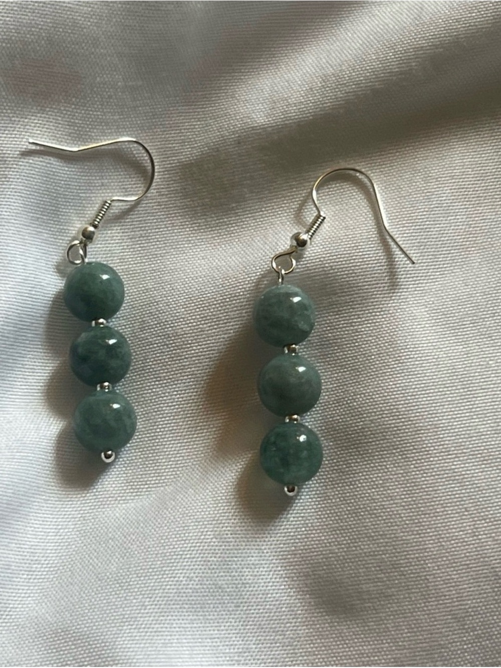 Jade earrings